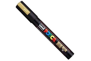 Posca PC-5M por Uni-Ball - Línea Completa Of 35 Colores Disponibles - Metálico Oro