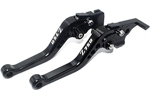 YUEYUEMOTO Accessori Moto Per Z750 Z 750 (non per il modello Z750S) 2007-2012 2008 2009 2010 2011 CNC Alluminio Regolabile Breve Freno Leve di Frizione Maniglia (Colore: Nero)