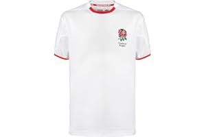 BEYOND HAPPY Official Mens England RFU Rugby Shirt, England RFU Rugby Fan T-Shirt, England Rugby Casual Top, England Rose Mens Leisure Tshirt