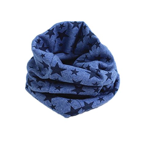 ReachTop Children Kids Warmer Star Scarf, Blue