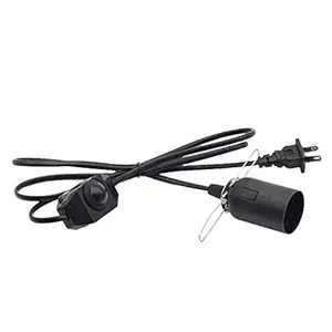 Magideal EU Plug No Polarity Switch Dimming Cable Light Modulator Lamp Dimmer Black