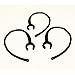 Price comparison product image Cikuso 3x Universal Small Clamp Bluetooth Ear Hook Loop Clip Black For Motorola Plantronics Samsung