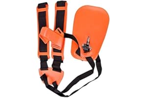 iPobie Cintura a Bretelle Regolabili per Decespugliatore Universale Doppia Tracolla Tagliaerba