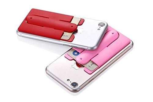 KronyaÂ® | Smartphone Kartenhalter mit StÃ¤nder | Auto Case Etui Finger Fitness Geldbeutel GeldbÃ¶rse Halter Halterung Handy HÃ¼lle KopfhÃ¶rer Sport Apple iPhone 7 8 X Samsung Galaxy S8 (Schwarz)