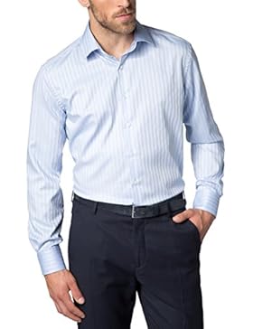 ETERNA Langarm Hemd MODERN FIT Natté gestreift