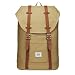 Produktbild Rucksack Damen Herren Vintage KAUKKO Reiserucksack Studenten Rucksack Laptop Rucksack für 14" Notebook Lässiger Daypacks Schultaschen für Wandern Reisen Camping (Nylon Khaki)