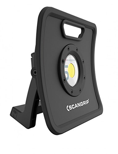 Scangrip LED-Arbeitsleuchte Nova 5 K mit der 42 W COB Technologie und einem 5 m Kabel, gebaut nach Schutzart, 1 Stück, dunkelgrau/schwarz, 03.5442 - 3