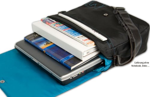 DANIEL RAY Umhängetasche BOUND Schultertasche Laptop Tasche Schwarz - 4