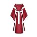 Produktbild Damen Langarm Mittelalter Kleid Gothic Retro Kleid Piebo Viktorianischen Renaissance Cosplay Kostüm Prinzessin Kleid Abendkleid Maxikleid Hexenkostüm Halloween Weihnachts Karneval Festlich Party