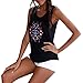 Produktbild Oliviavan Damen Sport Top Böhmisches Tanktop für Frauen Strand Tunika Baumwoll Tops Baseball Tanktop Coole Shirts Tanktop Weißes Schwarzes Tops