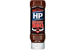 HEINZ HP HP BBQ Sauce Spicy Woodsmoke 470g - Würzige, rauchige HP BBQ Soße