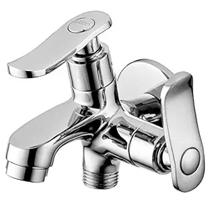 ALTON WAV6020 Brass, Bib Cock 2-Way With Wall Flange (Bhrome)