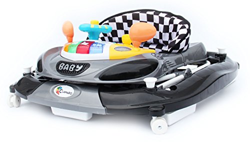 Clamaro Gehfrei Lauflernwagen „MaxMobil“ mit Anti-Rutsch Funktion, Lauflernhilfe mit Musikfunktion, Schaukelfunktion und Spielcenter – wählbar in 2 Modellen in 3 Farben - 5