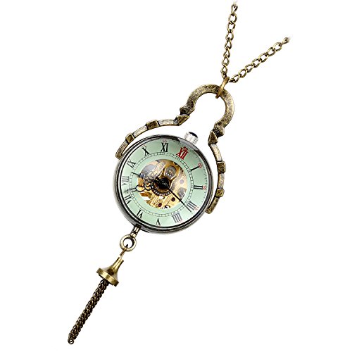 Lancardo Taschenuhr Vintage Herren Damen Uhr Analog mit Halskett 4331782657