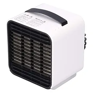 Mini Space Cooler, Low Noise Cooling Desk Fan for Dorm for Home Office(White)