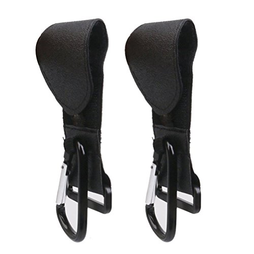 Preisvergleich Produktbild fengge Buggy Kinderwagen Kinderwagen Kinderwagen Clip Metall hängenden Haken (schwarz)