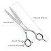 ACEVIVI 6.5" Professional Barber Thinning / Texturizing Scissors - Comfort Grip Triple Ring with Adjustable Tension and Finger Inserts - Sculpt and Layer Haircuts for Men and Women