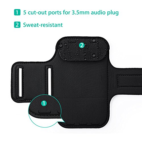 Mpow Brazalete Deportivo Antideslizante Contra Sudor Banda para Brazo con Bolsillito de Llaves para iPhone 6 6S reviews Mpow Brazalete Deportivo Antideslizante Contra Sudor Banda para Brazo con Bolsillito de Llaves para iPhone 6 6S