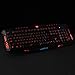 Produktbild BESTRUNNER Gaming Tastaturen US Tastatur mit LED Beleuchtung RBL Rücklicht Backlit USB Kabel Keyboard für PC Notebook Computer