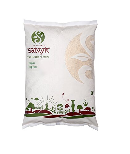 Organic Stone-grinded Ragi Flour (manual chakki) 1kg RS.99 (17.00% Off) - Amazon