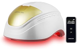 LESCOLTON Sistema de crecimiento del cabello, FDA & CE aprobado, 80 diodos láser de tratamiento de pérdida de cabello con láser para adelgazar el cabello