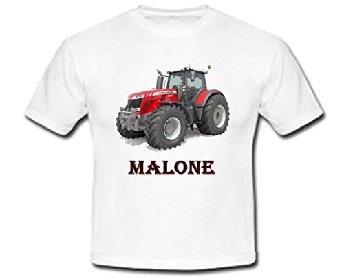GRAVOPHOTO Tshirt personnalisé Tracteur prénom au Choix