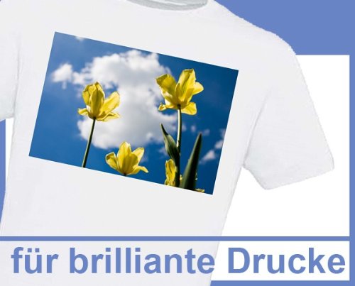 A3 T-Shirt Folie 10x, helle Textilien bedrucken – mit Inkjet Bügelfolie Transferfolie - 2