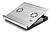 Pwr+ 15" Laptop Cooling Stand Pad for Macbook - Samsung Ultrabook Toshiba Lenovo Acer Asus Dell Hp Sony Quiet Fans Silver Metal Light Adjustable Ergonomic RS.4267.00