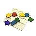 Gogogo 3D Wooden Jigsaw Puzzle Shape Pattern Color Cognitive and Matching Toy for Toddler Baby Kids Toy