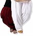Kurti Studio Women Maroon White Premium Patiala Salwar Combo of 2 RS.525.00