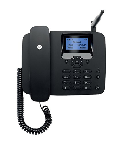 Motorola Fixed Wireless Cordless Landline Phone FW 200 L Black - Image 3