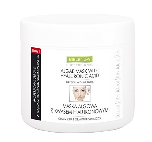 Algae mask with hialuronic acid for dry, mature skin 190 g -Bielenda Profesjonalna Maska Algowa z kwasem hialuronowym