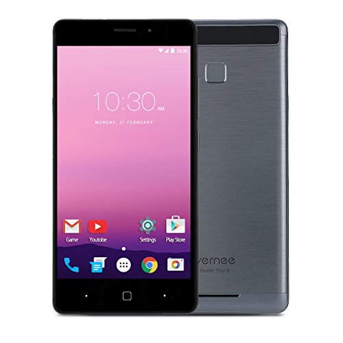 Smartphone in Offerta,Vernee Thor E 5.0 pollici Schermo,Octa Core 3GB RAM 16GB ROM,Android 7.0 Telefono Cellulare con Batteria 5020mAh,Impronta Digitale,Doppia SIM(Grigio)