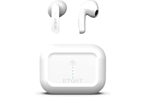 RYGHT R483461 - MINO - ECOUTEURS Semi-Intra sans Fil (Blanc)