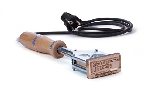 Preisvergleich Produktbild Individueller Brennstempel mit eignem Motiv, Oberfläche 70x35 mm, inkl. Gravur