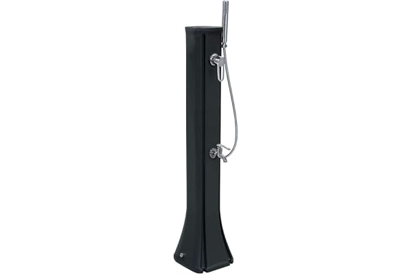 Formidra DS-HG142NO DS-HG142NO Douche Solaire, Collection Heureux Go-23 L, Anthracite, Elegant, Fonctionnel, pour Adultes, Unisexe, 23 L