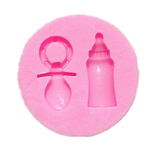 Pormow Baby-Fütterung-Flaschen Silikon Backform für Kuchen-Fondant Dekorieren