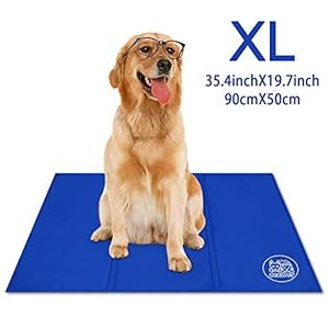 Bravpet Alfombra Refrescante , Relleno Autorefrigerante para mascotas, Comodidad para Perros y Gatos