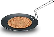 Hawkins Futura Hard Anodised Tava, Diameter 26 cm, Thickness 4.88 mm, Black (AT26)