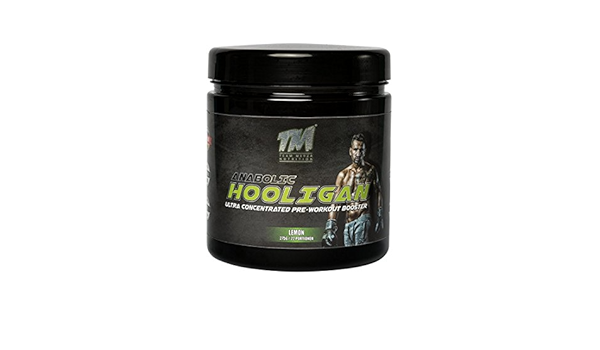 Tmn Pre Workout Booster Anabolic Hooligan Lemon 288g Amazon Co Uk Sports Outdoors