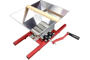 ALCOFERMBREW Trituradora de Frutas 7L – para Uvas y Frutas Blandas, Operación Manual