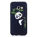 Produktbild Samsung Galaxy Hüllen, Hozor Dünne Weiche TPU Silikon Handyhülle Schutztasche Back Cover Gemalt Geprägt Muster Schutzhülle Etui für Samsung Galaxy A3 2017 / A320 4.7 zoll - Frecher panda
