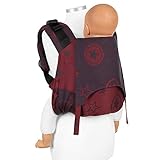 RÜCKENTRAGE: Die Tragehilfe für Kleinkinder eignet sich ideal für kurze Strecken. Komplett ohne Bauchgurt profitieren vor allem schwangere Trage-Mamas von der hüftgurtlosen Rücken-Trage.