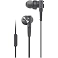 Sony MDR-XB55AP Extra Bass In-Ear Headphones with MIC, Black