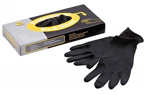 Preisvergleich Produktbild Guanti * 20 Lattice Neri STRONG M MP HAIR 3056M Giardinaggio