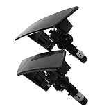 Color: negro. Funda para boquilla de lavado de faros delanteros izquierdo y derecho para Citroen C4 y Peugeot 307 COD