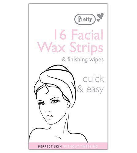 Pretty Face Strips (Facial Wax Strips (16)) by Pretty