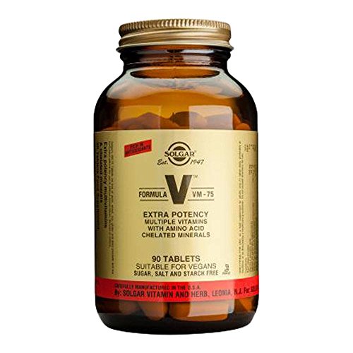 Solgar, Formula V, VM-75, Multiple Vitamins with Chelated Minerals, 90 Tablets