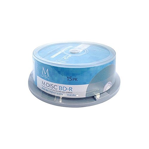 Millenniata MDBD015 M-DISC Cakebox BD-R Rohlinge (4x Speed, 25GB, 15er Spindel)