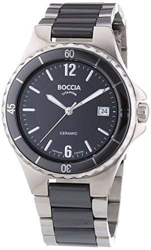 Boccia Damen-Armbanduhr Analog Quarz Keramik 3215-02 Boccia Damen-Armbanduhr Analog Quarz Keramik 3215-02